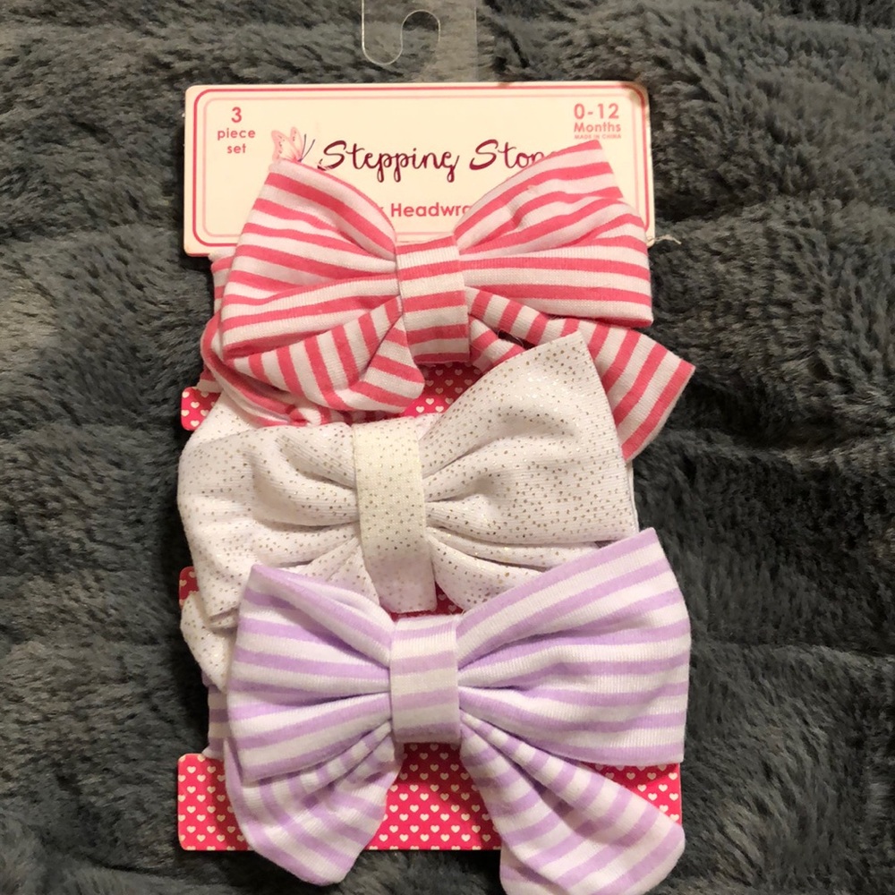 0-12 months head band set